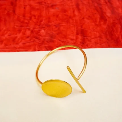 Brass Open Cuff Bangle