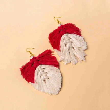 Macrame Tassel Earrings