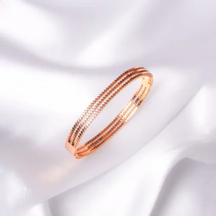 Rose Gold Hinged Bracelet
