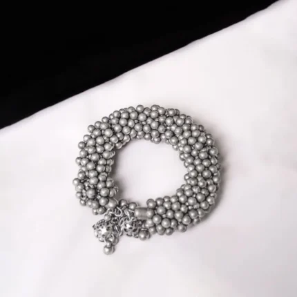 Oxidised Beaded Ghungroo Bracelet
