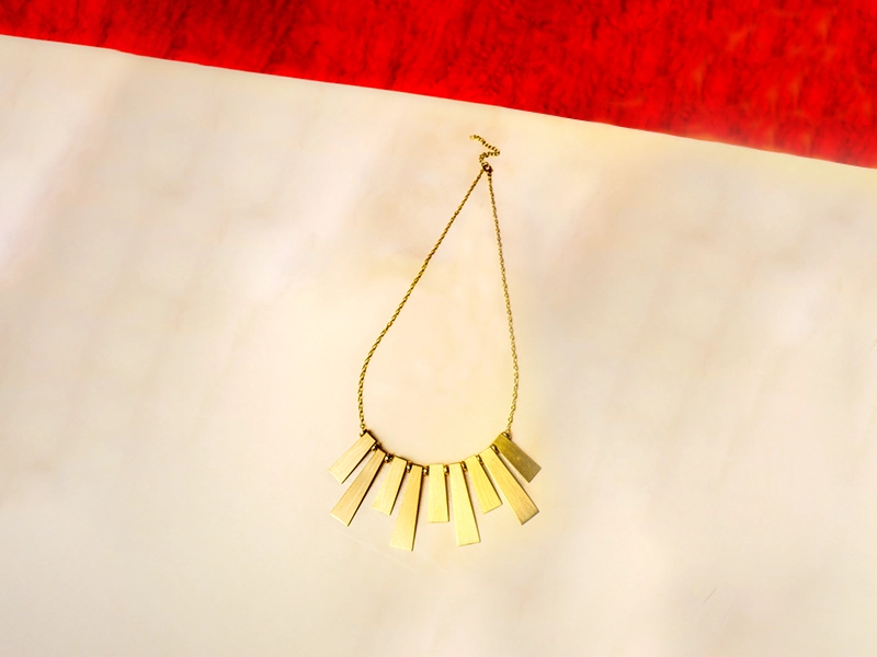Brass Statement Necklace