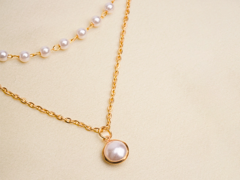Layered Pearl Necklaces